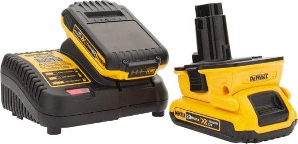 DeWALT - 20 Volt Lithium-Ion Power Tool Battery - 2 Ahr Capacity, 1/2 hr Charge Time, Series 20V Max - Exact Industrial Supply