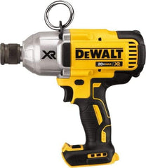DeWALT - 7/16" Drive 20 Volt Mid-Handle Cordless Impact Wrench & Ratchet - 400/900/1,200 RPM, 0 to 2,400 BPM, 500 Ft/Lb Torque, Lithium-Ion Batteries Not Included - Exact Industrial Supply