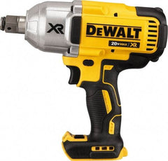 DeWALT - 3/4" Drive 20 Volt Mid-Handle Cordless Impact Wrench & Ratchet - 400/900/1,200 RPM, 0 to 2,400 BPM, 700 Ft/Lb Torque, Lithium-Ion Batteries Not Included - Exact Industrial Supply