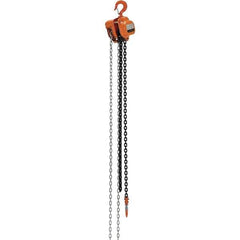 Vestil - 2,000 Lb Lifting Capacity, 10' Lift Height, Hand Hoist - Made from Chain - Exact Industrial Supply