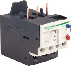 Schneider Electric - 3 Pole, NEMA Size 0-1, 16 to 24 Amp, 690 VAC, Thermal NEMA Overload Relay - Trip Class 20, For Use with LC1D18, LC1D25, LC1D32 and LC1D38 - Exact Industrial Supply