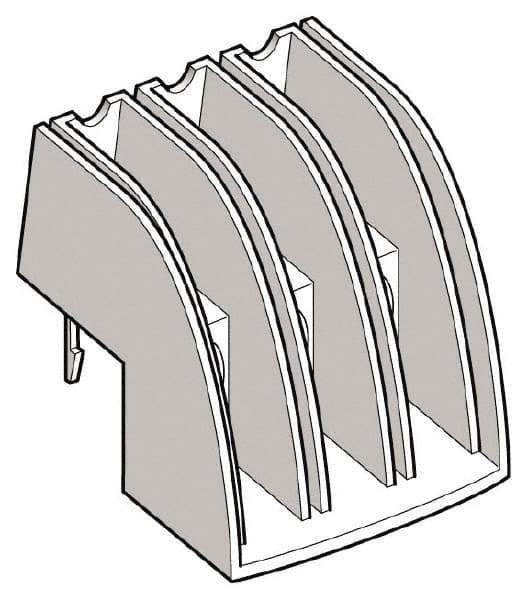 Schneider Electric - Starter Phase Barrier - For Use with LU2B12, LU2B120, LU2B32, LU2B320, LUALB1, LUB, TeSys U - Exact Industrial Supply