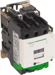 Schneider Electric - 3 Pole, 120 Coil VAC at 50/60 Hz, 40 Amp at 440 VAC and 60 Amp at 440 VAC, Nonreversible IEC Contactor - Exact Industrial Supply