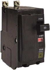 Square D - 25 Amp, 240 VAC, 2 Pole, Bolt On Miniature Circuit Breaker - 14-8 AWG - Exact Industrial Supply