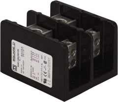 Square D - 2 Poles, 380 (Copper) Amp, Phenolic Power Distribution Block - 600 VAC, 1 Primary Connection - Exact Industrial Supply