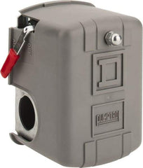 Square D - 1 and 3R NEMA Rated, 70 to 150 psi, Electromechanical Pressure and Level Switch - Fixed Pressure, 575 VAC, L1-T1, L2-T2 Terminal, For Use with Square D Pumptrol - Exact Industrial Supply