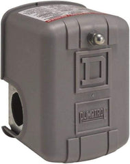Square D - 1 and 3R NEMA Rated, 30 to 50 psi, Electromechanical Pressure and Level Switch - Adjustable Pressure, 575 VAC, L1-T1, L2-T2 Terminal, For Use with Square D Pumptrol - Exact Industrial Supply