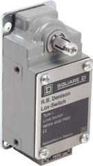 Square D - DPST, 2NO, 600 Volt Screw Terminal, Rotary Spring Return Actuator, General Purpose Limit Switch - 1, 2, 4, 12, 13 NEMA Rating, IP67 IPR Rating - Exact Industrial Supply