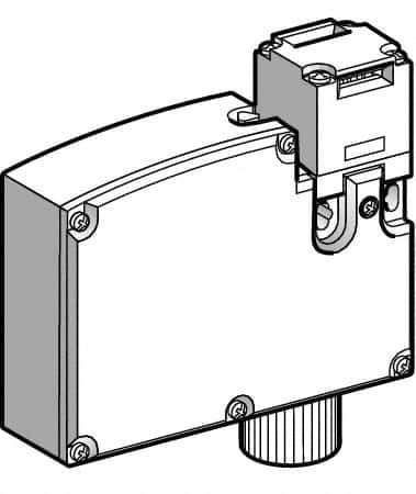 Telemecanique Sensors - NO/NC Configuration, Multiple Amp Level, Plastic Key Safety Limit Switch - 110mm Wide x 33mm Deep x 94mm High, IP67 Ingress Rating - Exact Industrial Supply