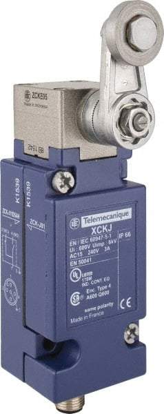Telemecanique Sensors - 240 VAC, Screw Terminal, General Purpose Limit Switch - IP66 IPR Rating - Exact Industrial Supply
