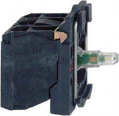 Schneider Electric - 110-120 V Orange Lens LED Indicating Light - Screw Clamp Connector, Vibration Resistant - Exact Industrial Supply