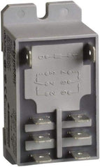 Schneider Electric - 7,500 VA Power Rating, Electromechanical Plug-in General Purpose Relay - 20 Amp at 28 VDC, 25 Amp at 28 VDC, 3 Amp at 250/277 VAC & 28 VDC, 30 Amp at 250 VAC & 277 VAC, 2CO, 12 VDC - Exact Industrial Supply