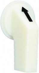 Schneider Electric - 30mm, White, Selector Switch Operating Knob - For Use with Selector Switch - Exact Industrial Supply