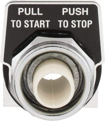 Schneider Electric - 30mm Mount Hole, Extended Straight, Pushbutton Switch Only - Maintained (MA) - Exact Industrial Supply