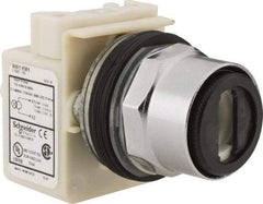Schneider Electric - 1.18 Inch Mount Hole, 2 Position, Pushbutton Operated, Selector Switch Only - Maintained (MA), Weatherproof and Dust and Oil Resistant - Exact Industrial Supply