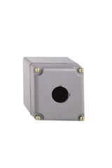 Schneider Electric - 1 Hole, 30mm Hole Diameter, Aluminum Pushbutton Switch Enclosure - 1, 3, 4, 6, 12, 13 NEMA Rated - Exact Industrial Supply