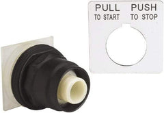 Schneider Electric - 30mm Mount Hole, Extended Straight, Pushbutton Switch Only - Maintained (MA), Momentary (MO) - Exact Industrial Supply