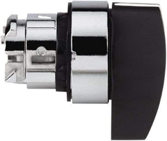 Schneider Electric - 22mm Mount Hole, 2 Position, Handle Operated, Selector Switch - Black, Momentary (MO), Nonilluminated, Shock, Vibration and Water Resistant - Exact Industrial Supply