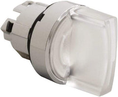 Schneider Electric - 22mm Mount Hole, 2 Position, Handle Operated, Selector Switch - White, Maintained (MA), Illuminated, Shock, Vibration and Water Resistant - Exact Industrial Supply