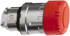 Schneider Electric - 22mm Mount Hole, Extended Mushroom Head, Pushbutton Switch Only - Round, Red Pushbutton, Maintained (MA), Momentary (MO) - Exact Industrial Supply