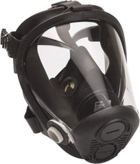 North - Series RU6500, Size L Full Face Respirator - 5-Point Suspension, Threaded Connection - Exact Industrial Supply