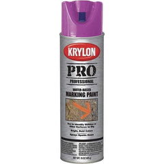 Krylon - 15 fl oz Purple Marking Paint - Water Base Formula - Exact Industrial Supply