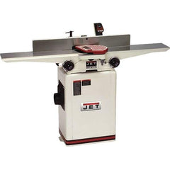 Jet - 6,000 RPM, 6-1/2" Cutting Width, 1/2" Cutting Depth, Jointer - 3-7/8" Fence Height, 32-3/8" Fence Length, 1 hp - Exact Industrial Supply