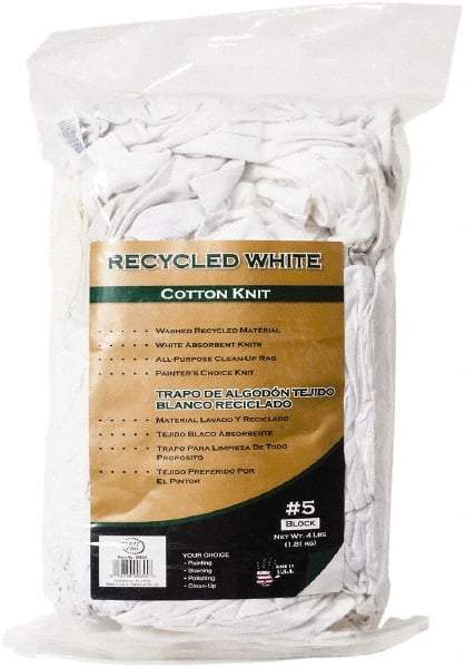 SEYMOUR-MIDWEST - Cloth Towel - White, Bag - Exact Industrial Supply