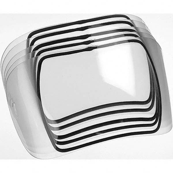 Optrel - 1 5-Piece 7-1/4 x 4-1/4 x 0.39" Polycarbonate Welding Helmet Front Cover Lens - Exact Industrial Supply