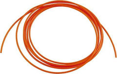 Acorn Engineering - 0.065" ID x 1/8" OD, 0.03" Wall Thickness, 10' Long, Polyethylene Tube - Orange - Exact Industrial Supply
