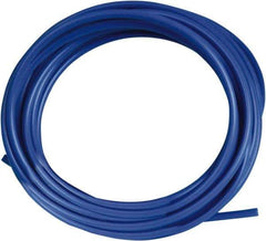 Acorn Engineering - 0.065" ID x 1/8" OD, 0.03" Wall Thickness, 10' Long, Polyethylene Tube - Blue - Exact Industrial Supply