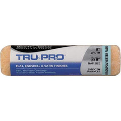 Bestt-Liebco - 3/8" Nap, 9" Wide Paint Roller Cover - Smooth Texture, Nylon & Polyester - Exact Industrial Supply