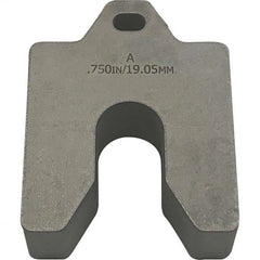 Maudlin Products - Metal Shim Stock Type: Slotted Shim Material: Stainless Steel - Exact Industrial Supply