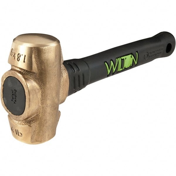 Wilton - Non-Sparking Hammers Tool Type: Brass Hammer Head Material: Brass - Exact Industrial Supply