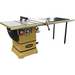 Jet - 10" Blade Diam, 5/8" Arbor Diam, 1 Phase Table Saw - 115/230 Volt, 3-1/8" Cutting Depth - Exact Industrial Supply