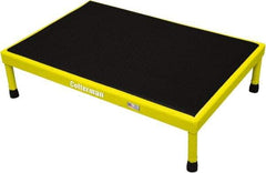 Cotterman - 6" 1 Step Platform - Work Platform, 800 Lb Capacity, 25" Base Width x 49" Base Depth - Exact Industrial Supply