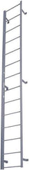 Cotterman - 77" 7 Step Fixed Ladder - Dock Ladder, 300 Lb Capacity, 21" Base Width x 9" Base Depth - Exact Industrial Supply