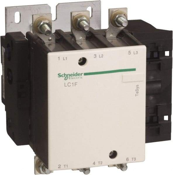 Schneider Electric - 3 Pole, 110 Coil VAC, 265 Amp at 440 VAC, Nonreversible IEC Contactor - Bureau Veritas, CCC, CSA, DNV, EN/IEC 60947-1, EN/IEC 60947-4-1, GL, JEM 1038, LROS, RINA, RMRoS, RoHS Compliant, UL Listed - Exact Industrial Supply