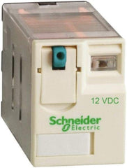 Schneider Electric - 3,750 VA Power Rating, Electromechanical Plug-in General Purpose Relay - 15 Amp at 250 VAC & 28 VDC, 2CO, 12 VDC - Exact Industrial Supply