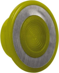 Schneider Electric - Extended Mushroom Head Pushbutton Switch Cap - Yellow, Illuminated - Exact Industrial Supply