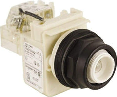 Schneider Electric - 24 V, 28 V Press-to-Test Indicating Light - Round Lens, Screw Clamp Connector, Corrosion Resistant, Dust Resistant, Oil Resistant - Exact Industrial Supply