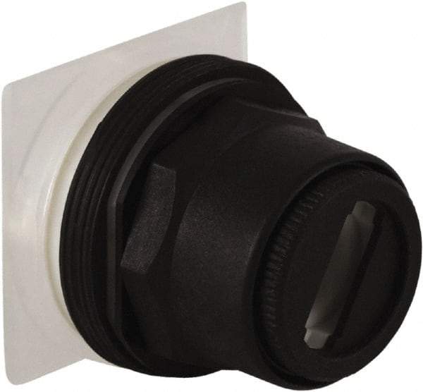Schneider Electric - 30mm Mount Hole, 2 Position, Knob and Pushbutton Operated, Selector Switch Only - Maintained (MA), without Contact Blocks, Anticorrosive, Weatherproof, Dust and Oil Resistant - Exact Industrial Supply