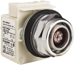 Schneider Electric - 120 V LED Indicating Light - Screw Clamp Connector - Exact Industrial Supply