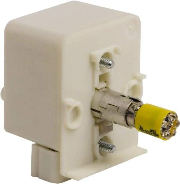 Schneider Electric - 120 VAC, 120 VDC Yellow Lens LED Light Module - Exact Industrial Supply