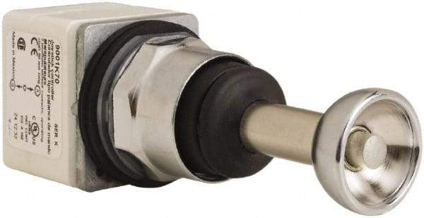 Schneider Electric - 3 Position, Knob Handle, Momentary (MO) Joystick Operator Switch - Panel Mount, IP66, 30mm Mount Hole Diameter - Exact Industrial Supply