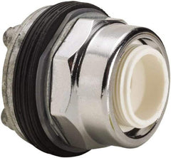 Schneider Electric - 30mm Mount Hole, Extended Straight, Pushbutton Switch Only - Round, Momentary (MO), Weatherproof, Dust and Oil Resistant - Exact Industrial Supply