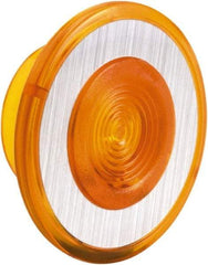 Schneider Electric - Pushbutton Switch Push-Pull Knob - Amber, Round Button, Nonilluminated - Exact Industrial Supply