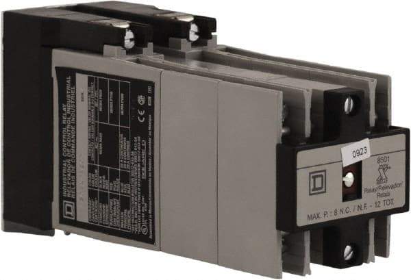 Square D - 12NO, 600 VAC Control Relay - Panel Mount - Exact Industrial Supply