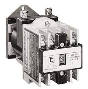 Square D - 4NO, 600 VAC Control Relay - Panel Mount - Exact Industrial Supply
