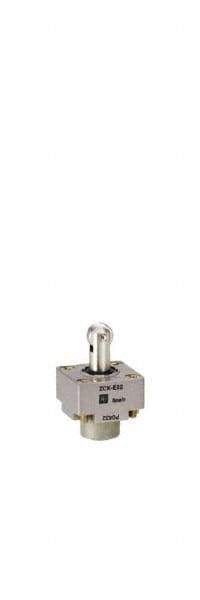 Telemecanique Sensors - 3.7 Inch Long, Limit Switch Head - Steel Roller, For Use with ZCK Limit Switches - Exact Industrial Supply